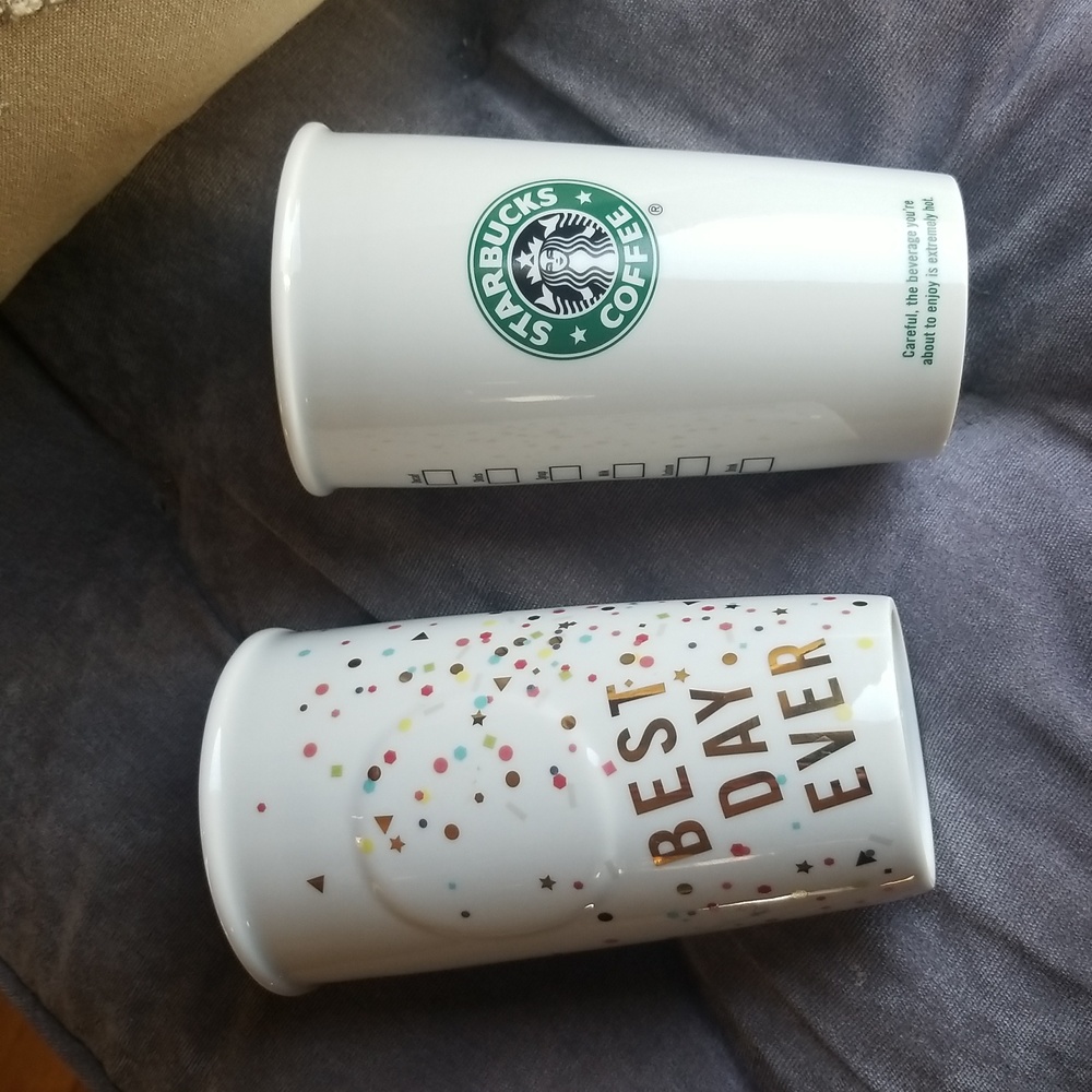 (2) Starbucks Drinking Mugs - Picture 1 of 5
